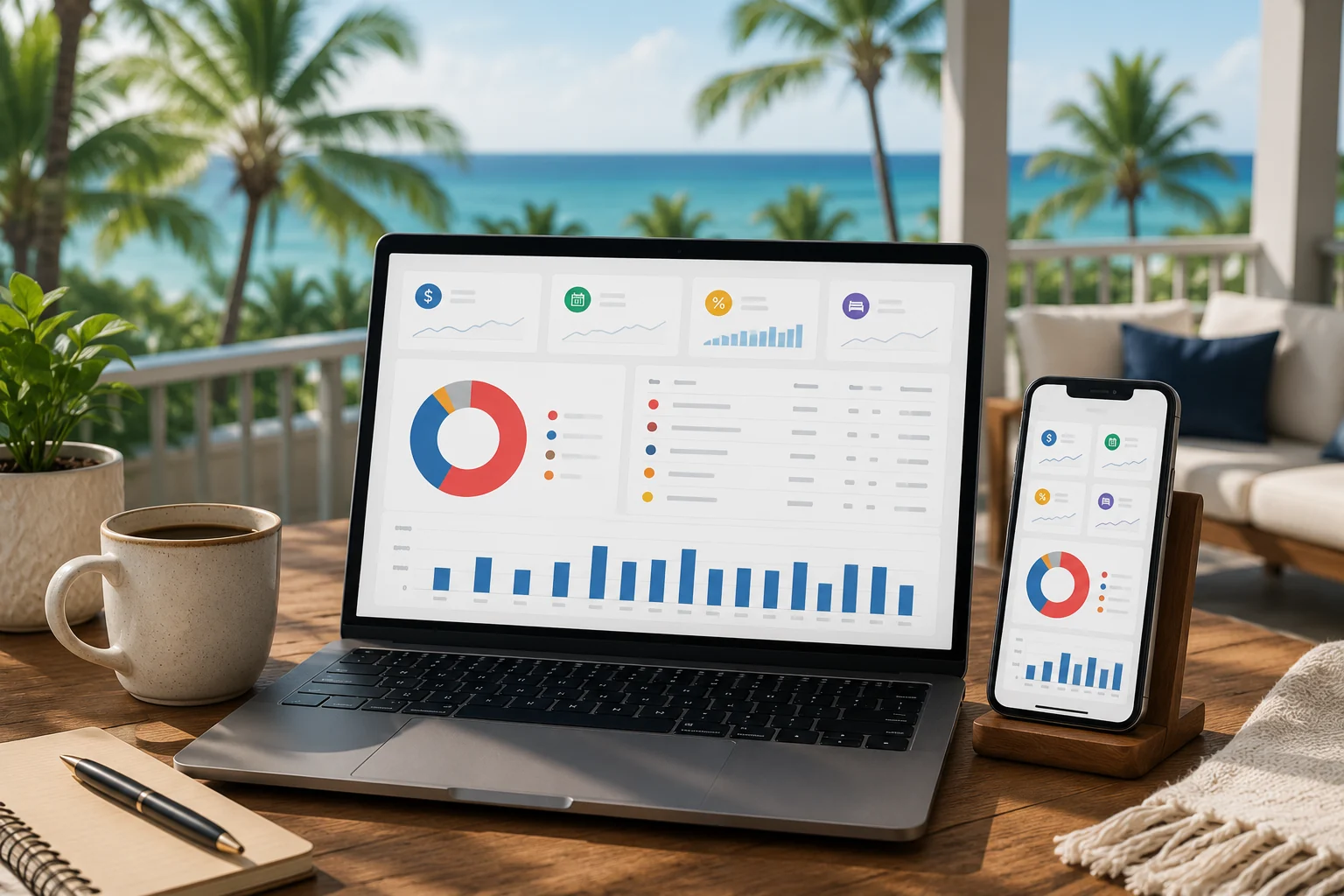 Vacation rental owner statement with reservation and financial details